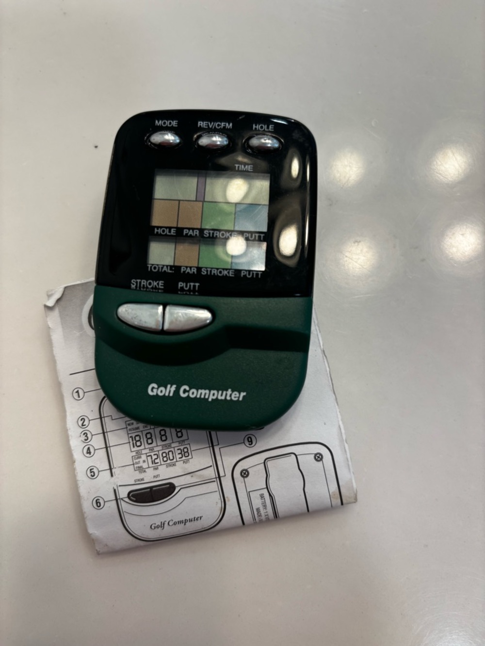 Golf Computer Score Tracker - Green